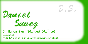 daniel suveg business card